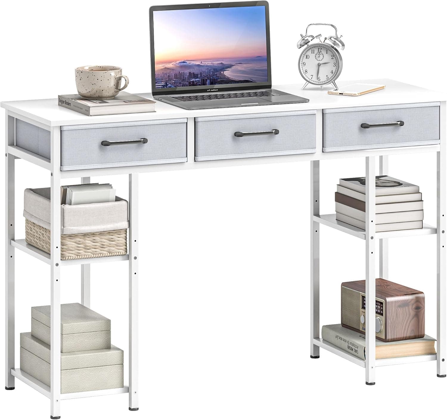 computer desk with drawers — photo 1 of 3