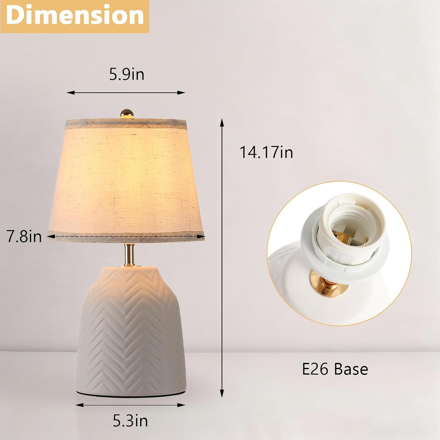 ceramic table lamp — photo 4 of 4