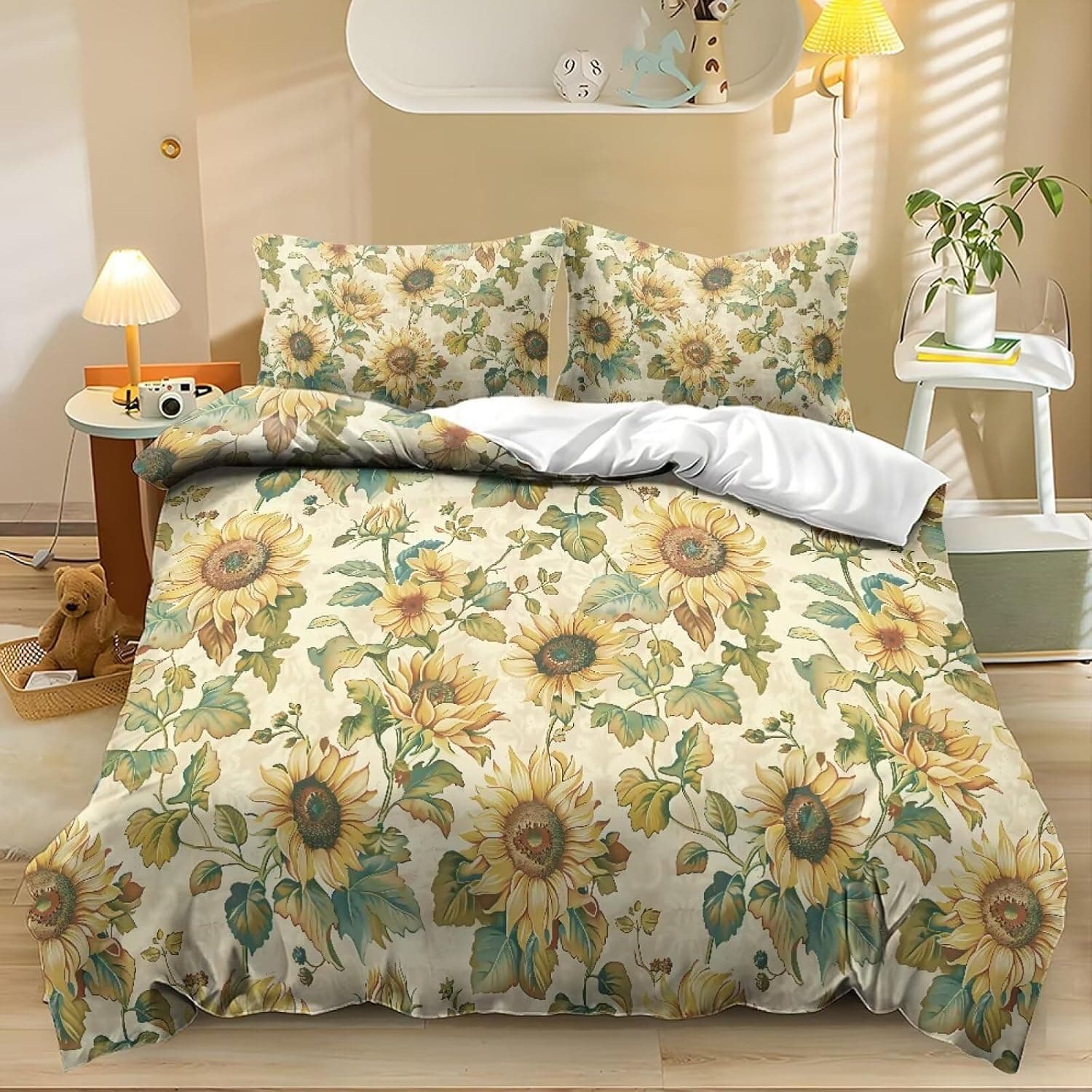 sunflower duvet cover set — photo 1 of 4