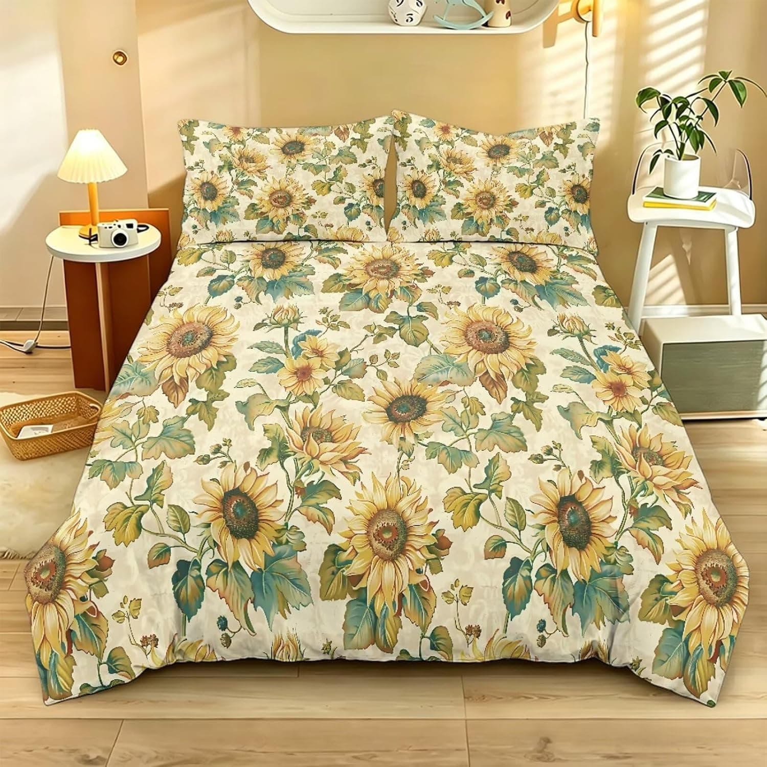 sunflower duvet cover set — photo 3 of 4