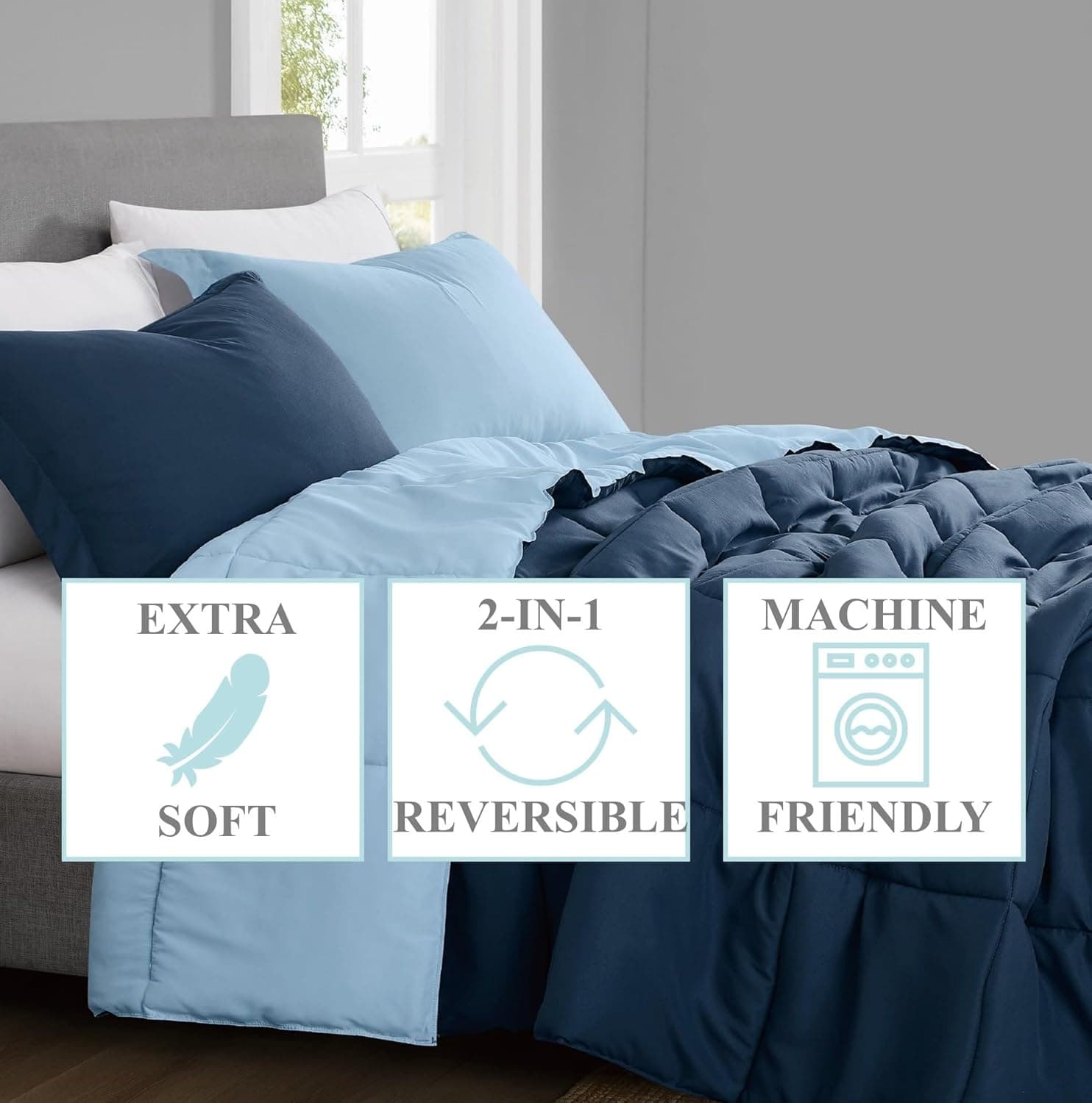 reversible comforter set — photo 4 of 4