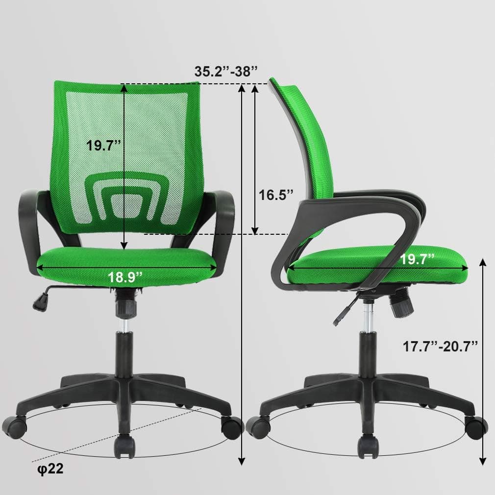 swivel desk chair — photo 3 of 4