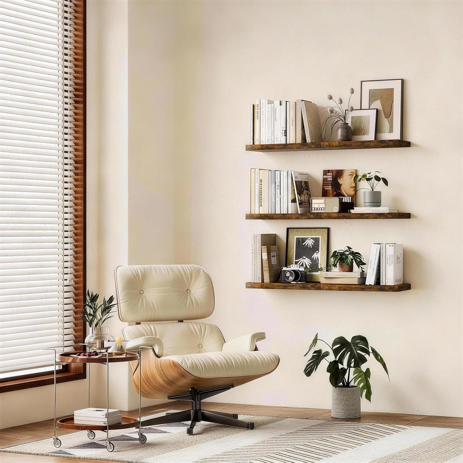 floating wall shelves — photo 4 of 4
