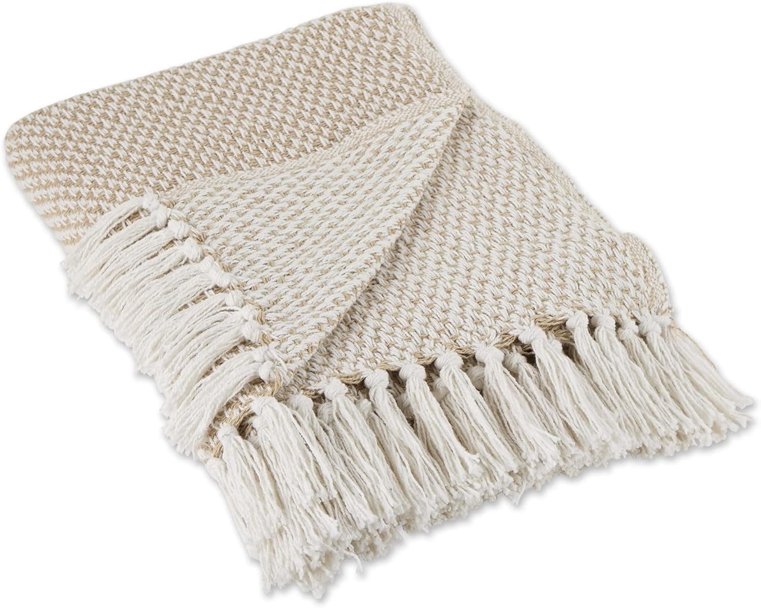 woven cotton throw — photo 1 of 3