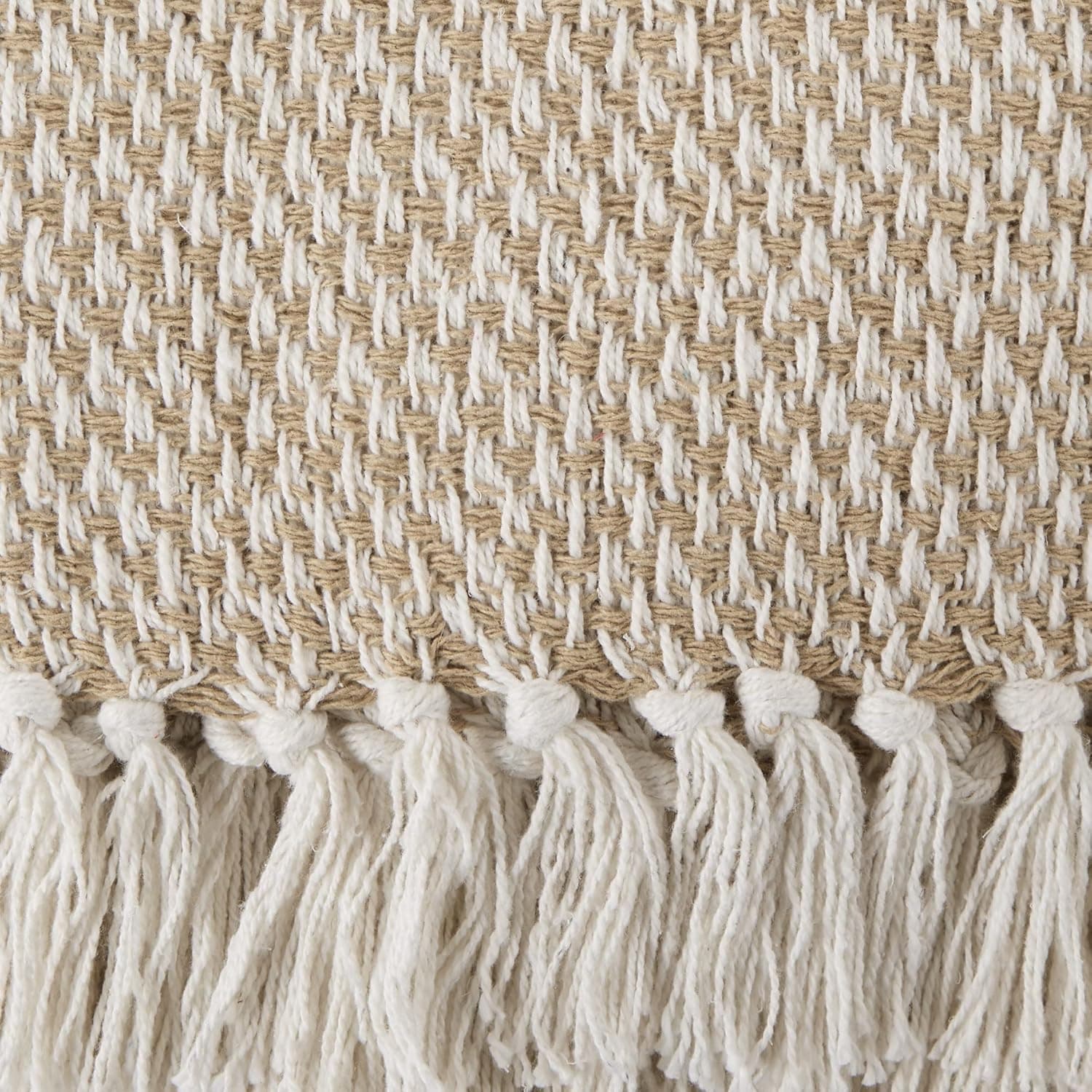 woven cotton throw — photo 3 of 3
