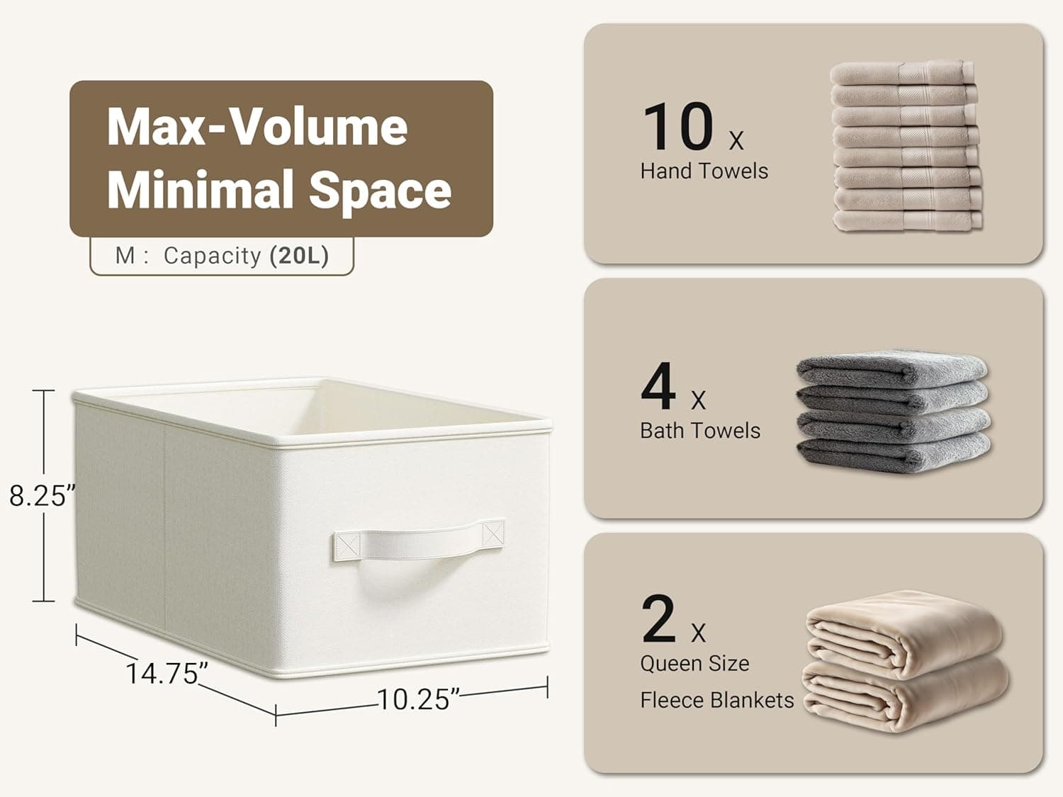 fabric storage bins — photo 3 of 3
