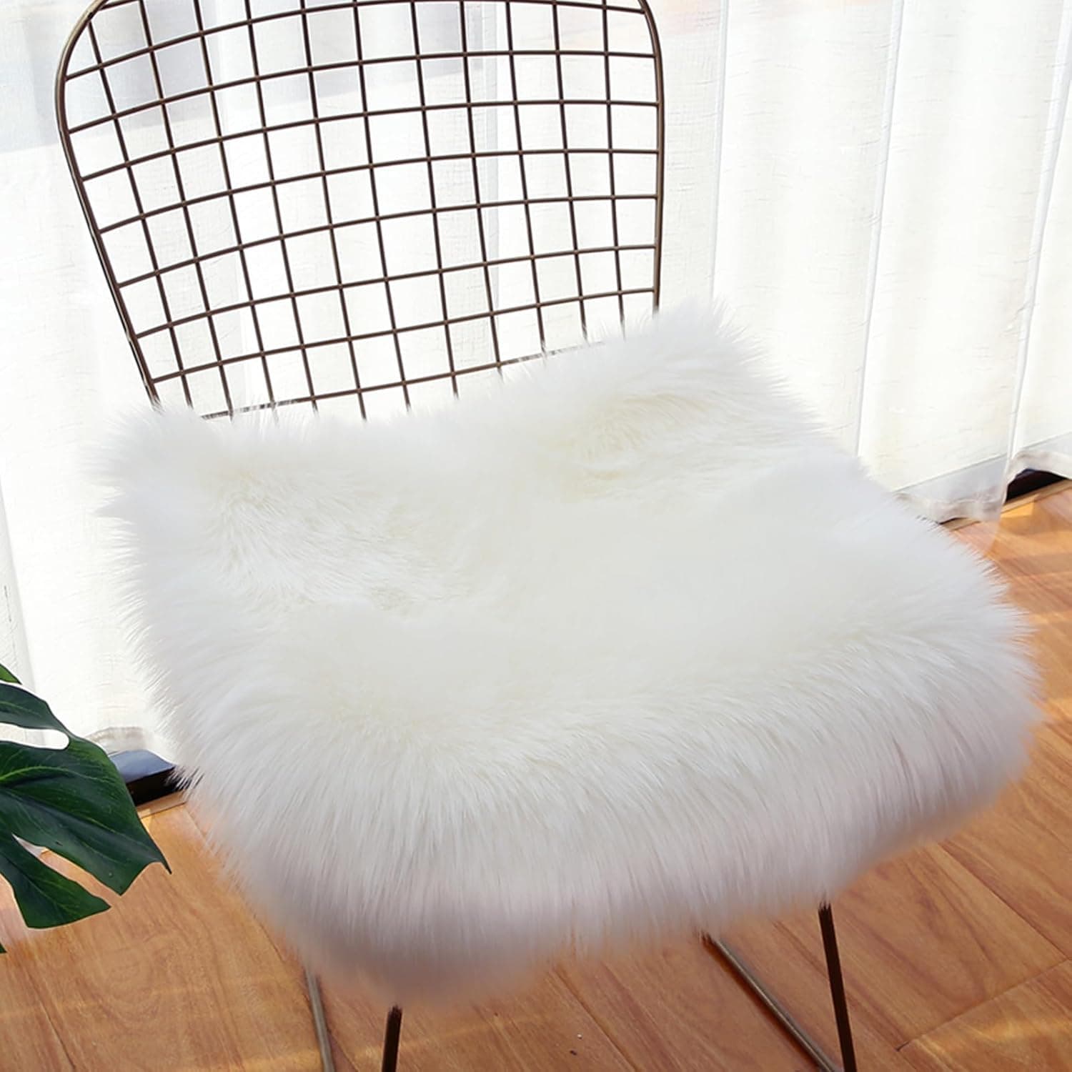faux sheepskin chair cover — photo 1 of 3