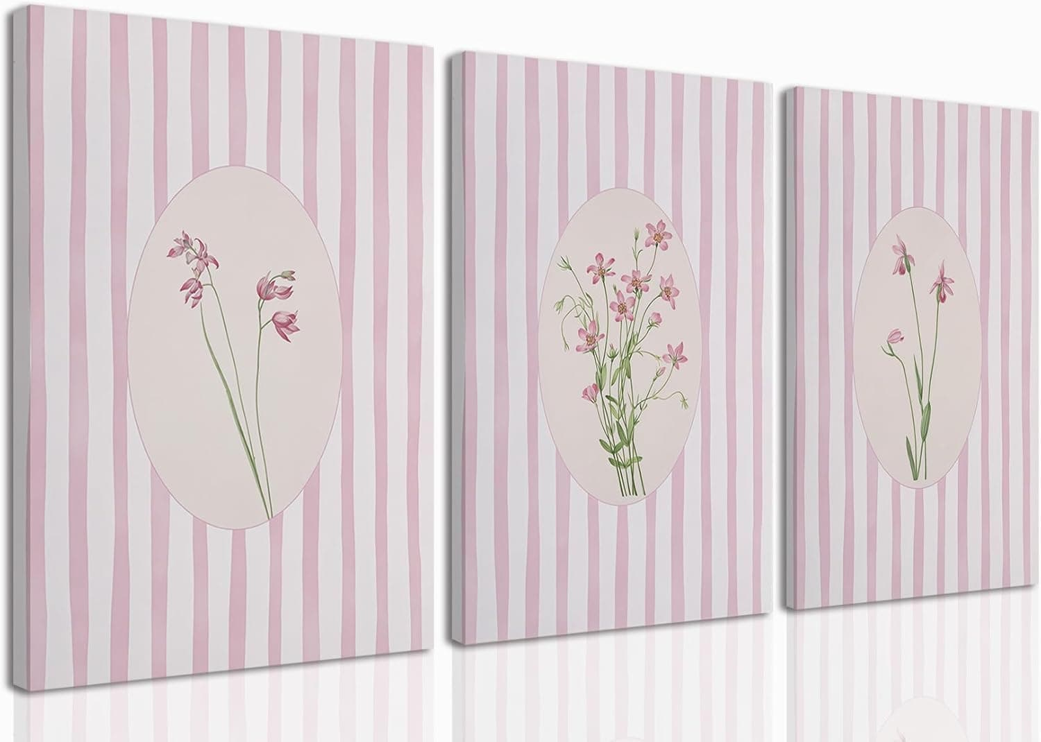 blush floral framed art — photo 1 of 3