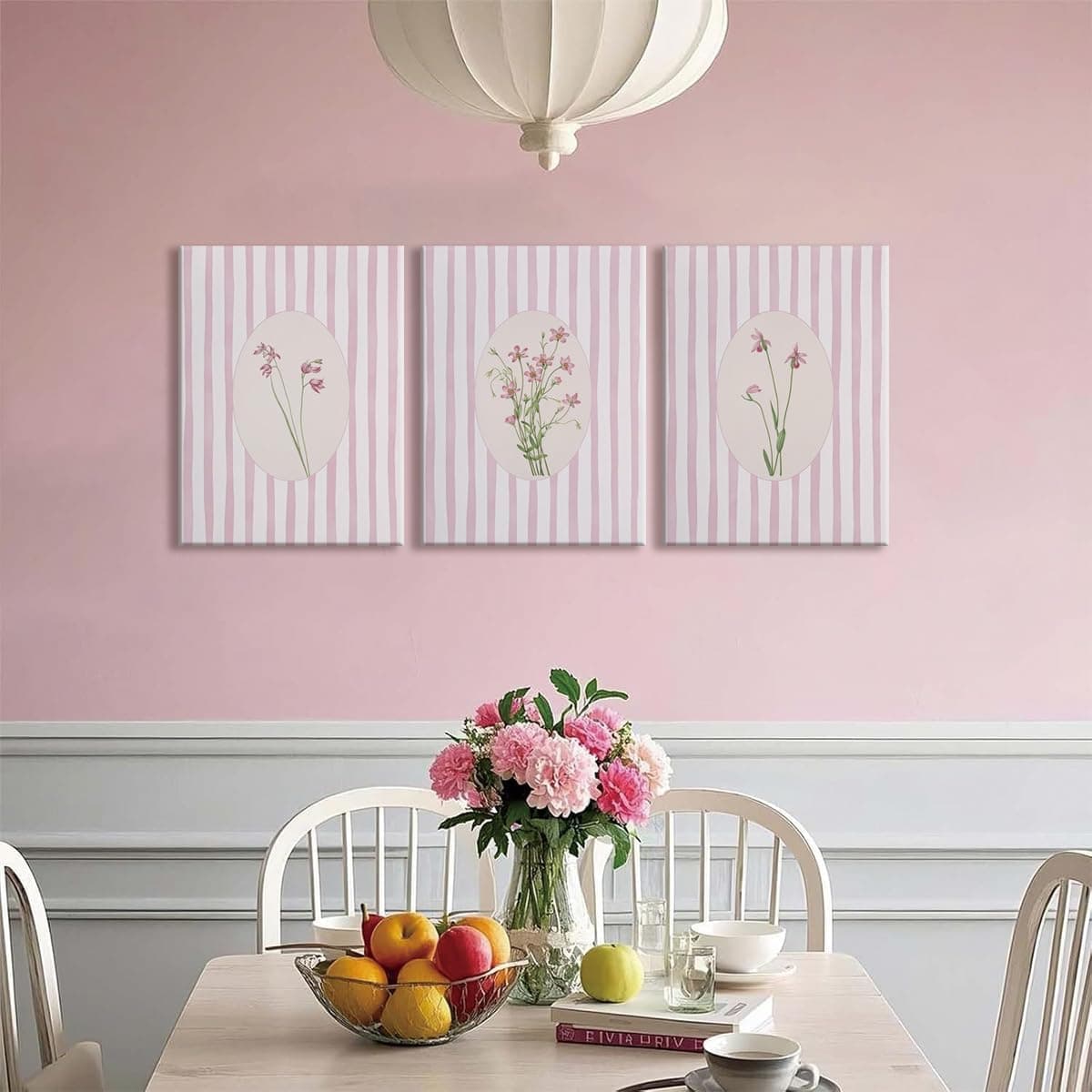 blush floral framed art — photo 2 of 3
