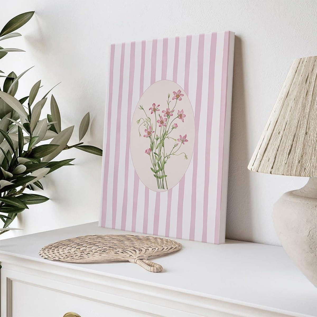 blush floral framed art — photo 3 of 3