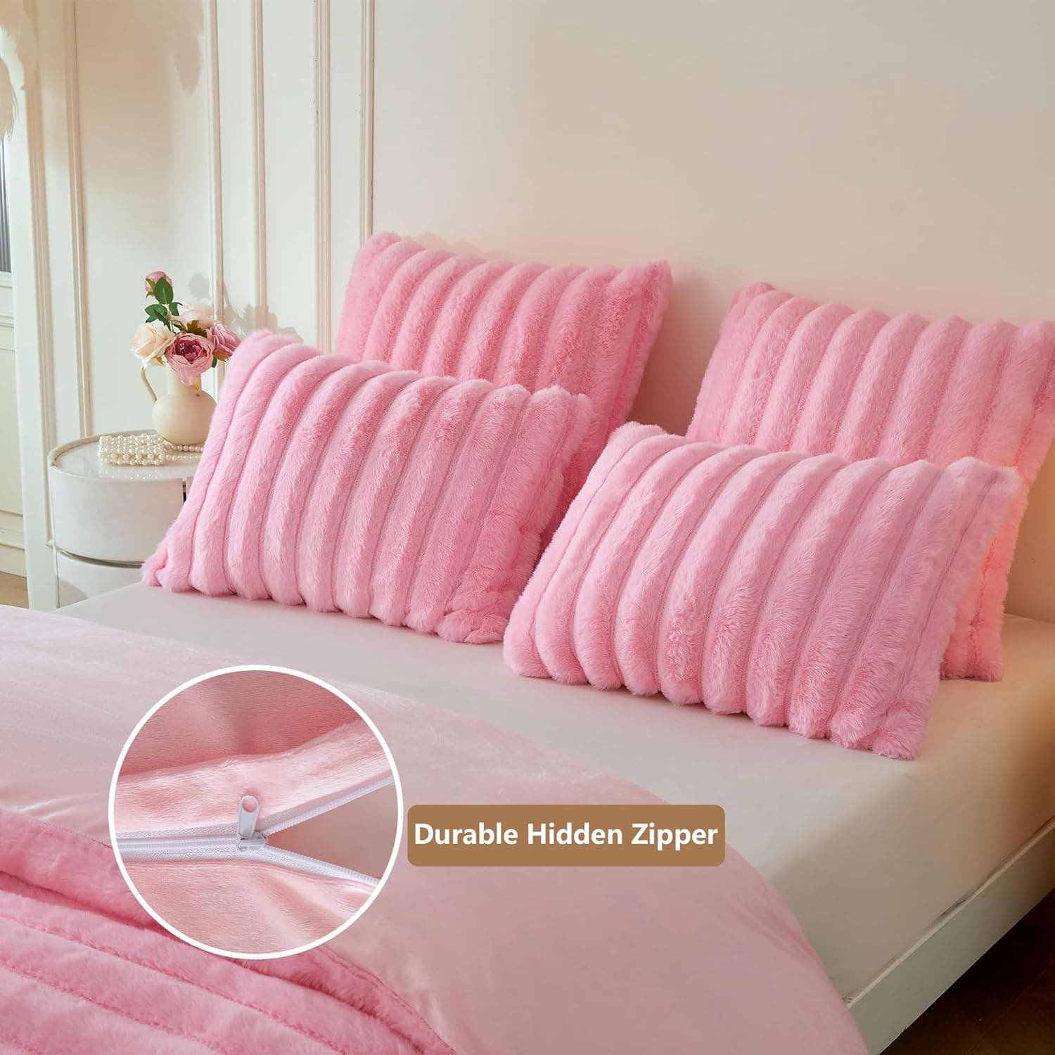 faux fur pillow covers — photo 4 of 4