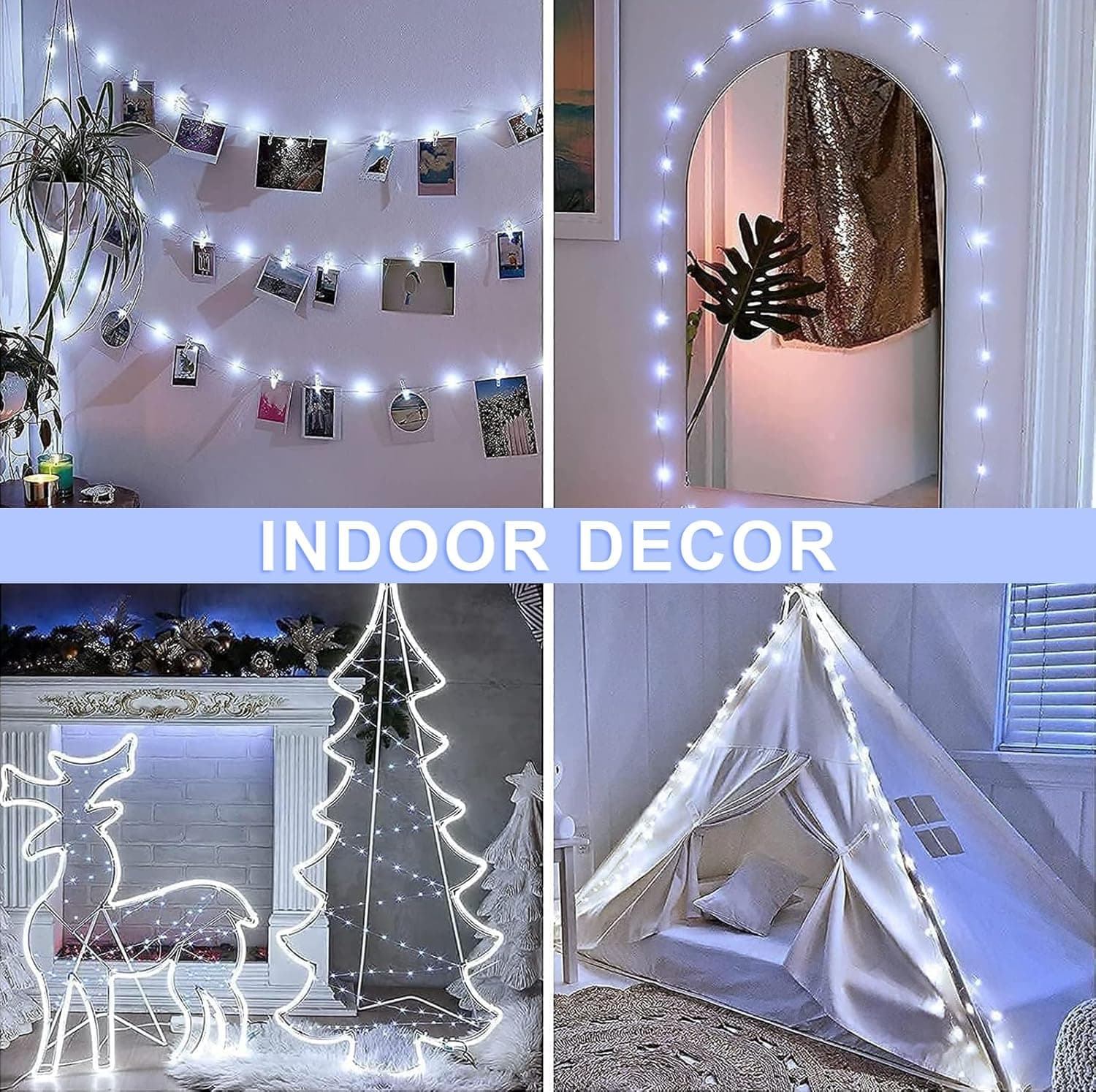 warm fairy string lights — photo 4 of 4