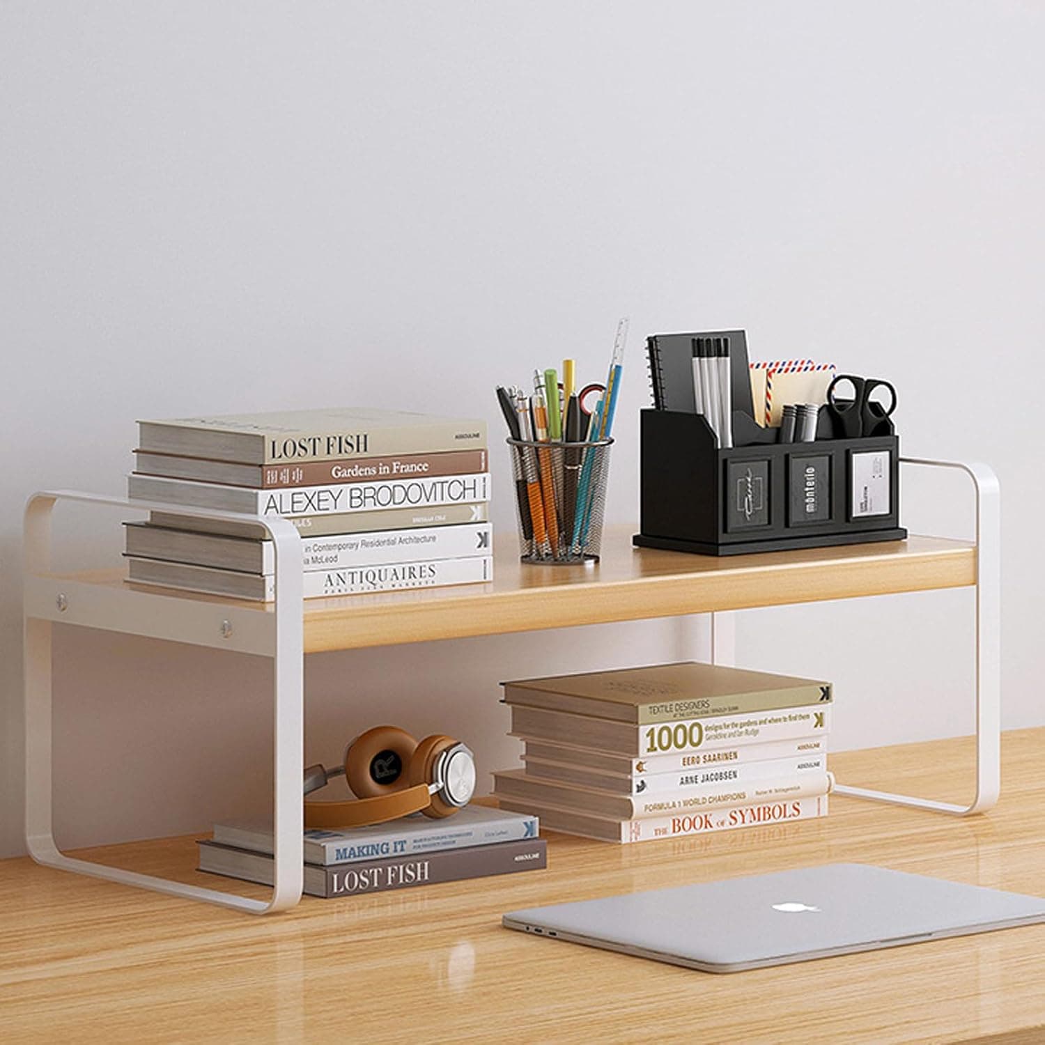 wood desk shelf organizer — photo 1 of 3