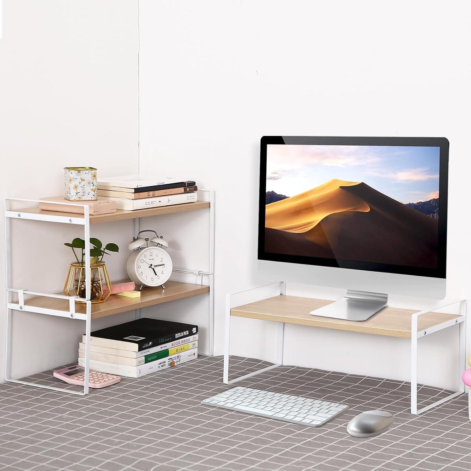 wood desk shelf organizer — photo 3 of 3
