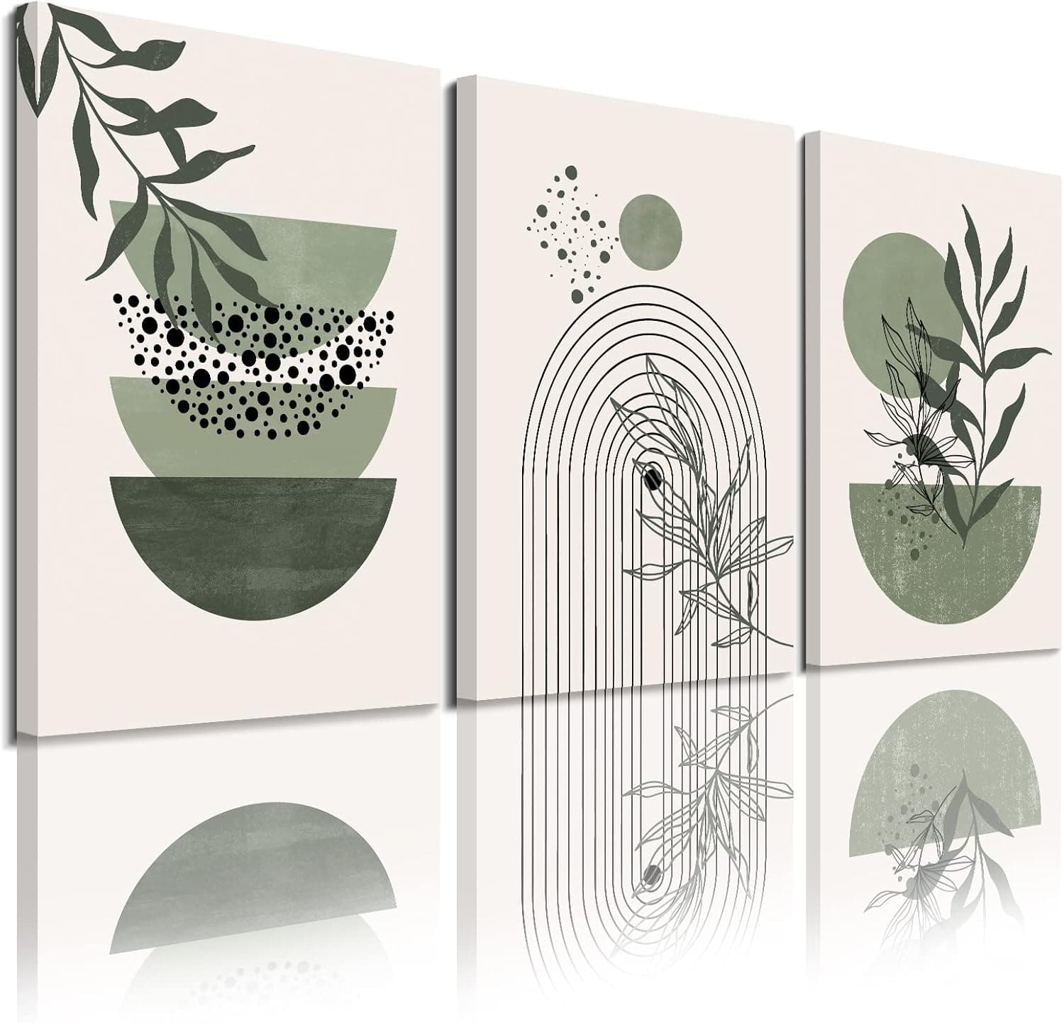 sage boho wall art — photo 1 of 3
