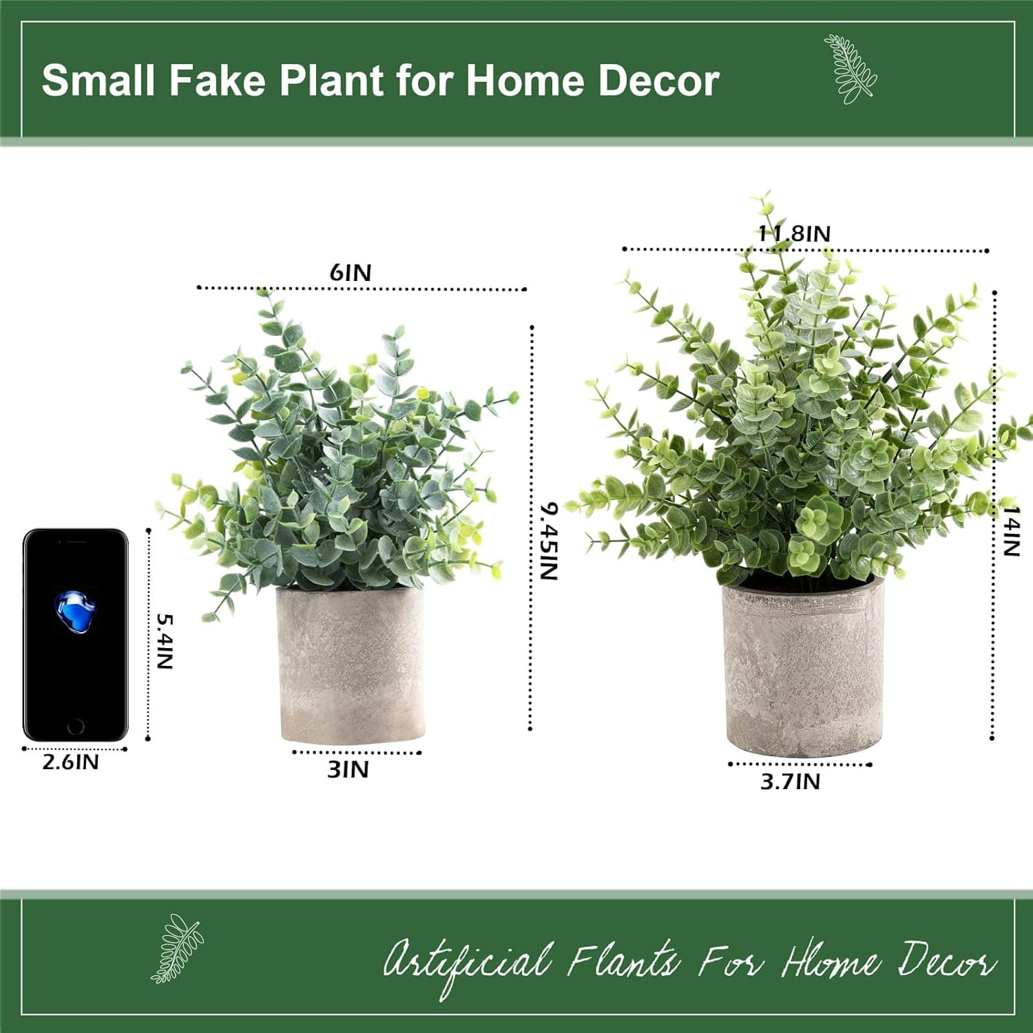 small faux plants — photo 3 of 4