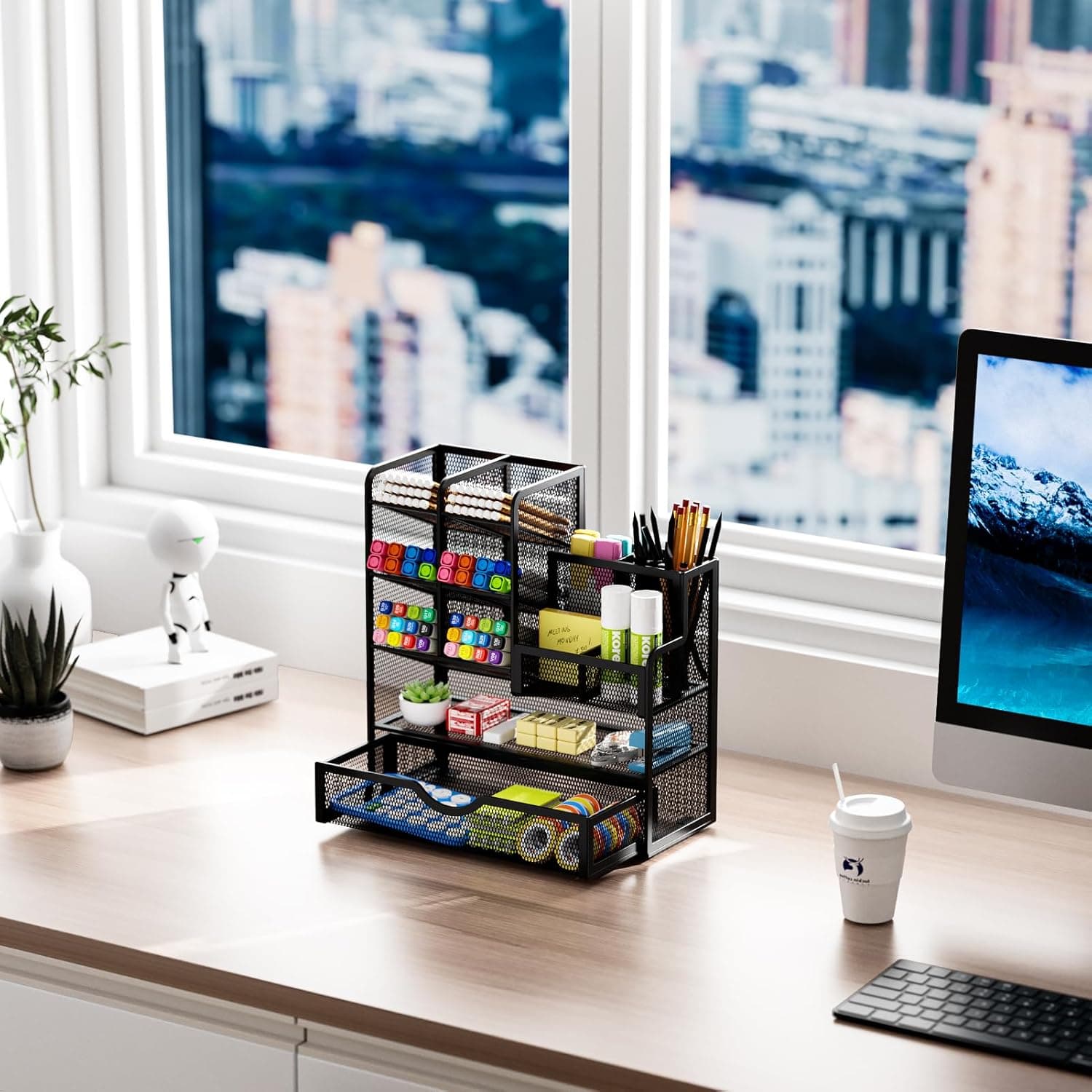 mesh desk organizer — photo 2 of 4
