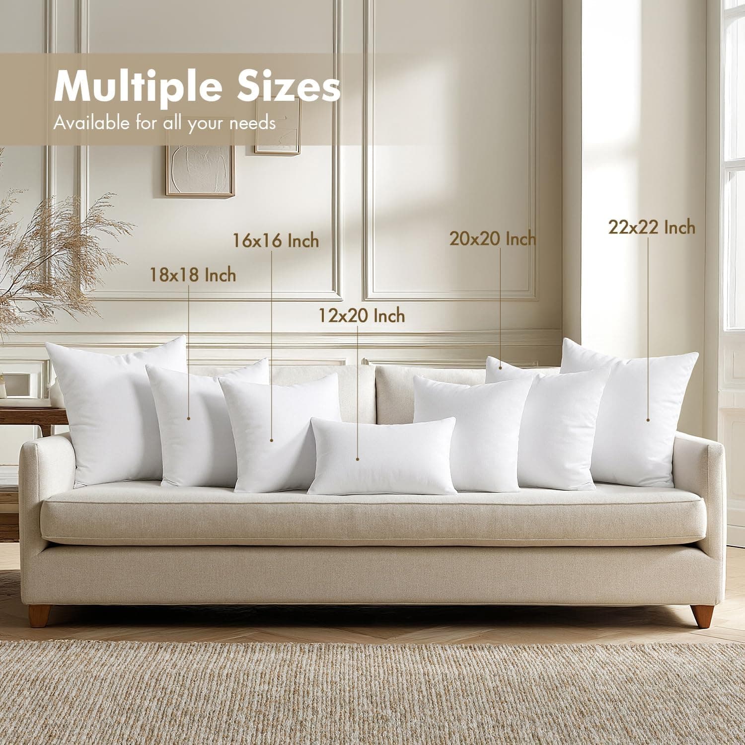 throw pillow inserts — photo 2 of 3