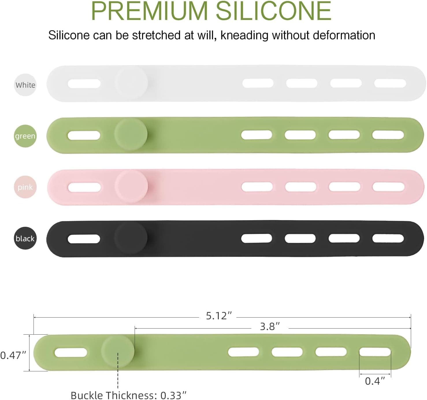 silicone cable ties — photo 2 of 4