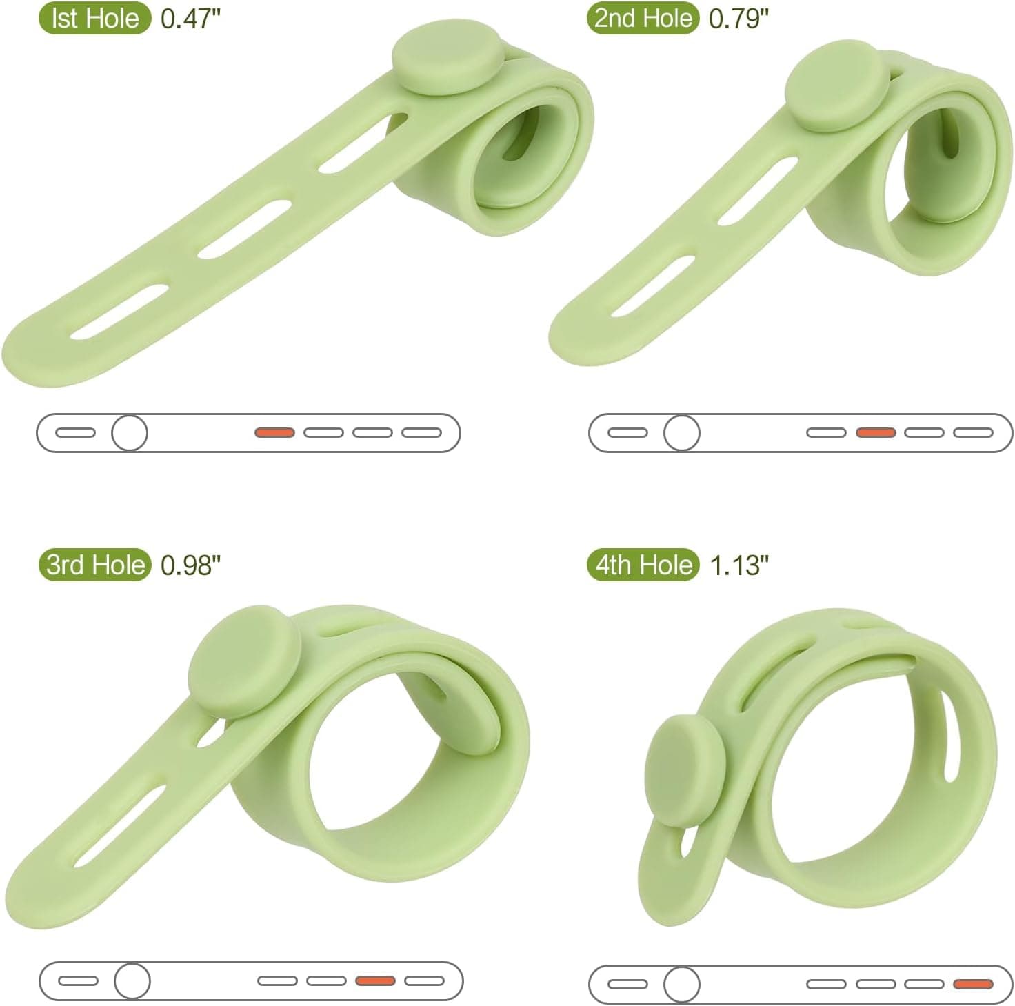 silicone cable ties — photo 3 of 4